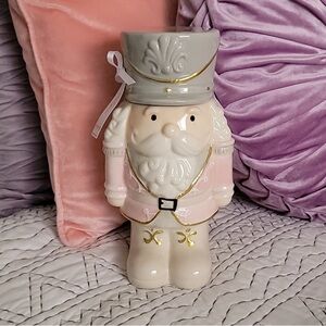 Pink Nutcracker Cookie Jar